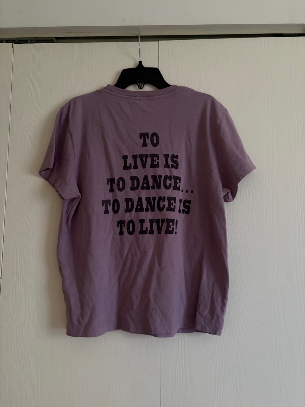 Re/Done Snoopy Lavender Crewneck Tee - Picture 4 of 5